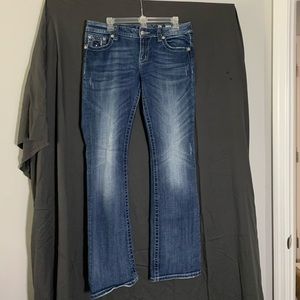 medium-wash miss me jeans